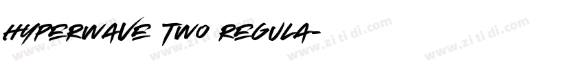 Hyperwave Two Regula字体转换